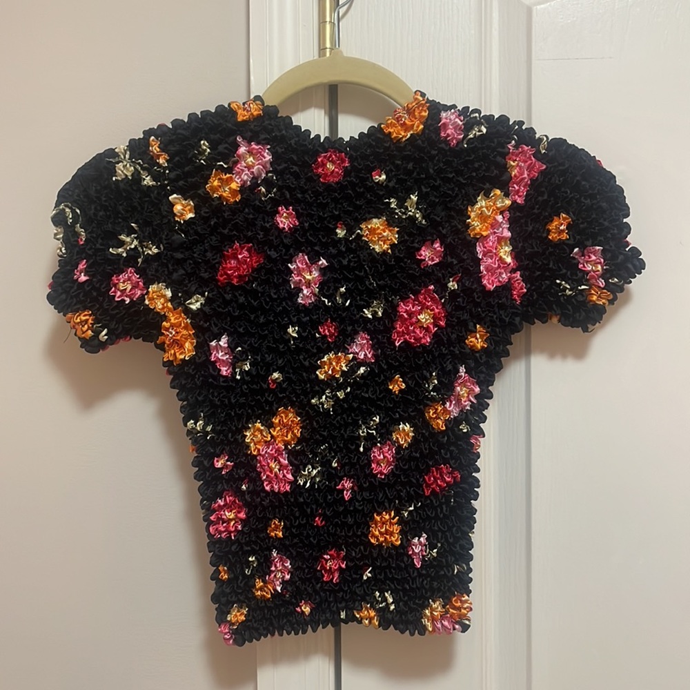 Y2K Blouse - Popcorn Shirt - Picture 3 of 3